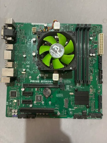 Placa mãe + processador Intel - B250m-c e i5 7500t