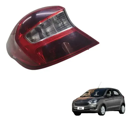 Lanterna Lado Esquerdo Ford Ka 1.0 3cc 2020. Direito/passageiro Vermelho