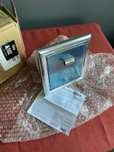 Suporte p/ Papel Higiênico Astra Inox (Embutir) Novo Embalagem 0Km!