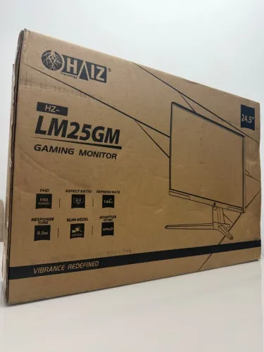 Haiz Monitor Gamer 25" 144hz 0.5ms 1920x1080 Adaptative Sync FHD HDMI/DP IPS VESA