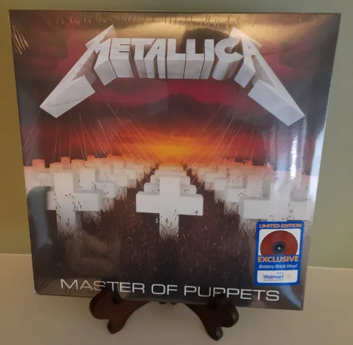 Lp Metallica Master of Puppets- Importado, lacrado, vinil colorido, ed. Especial Walmart
