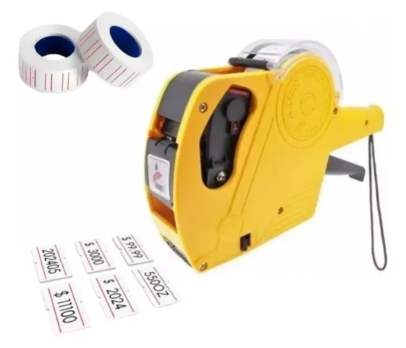 Etiquetadora Manual Mx5500 8 Dígitos Com Refil 1000 Etiqueta