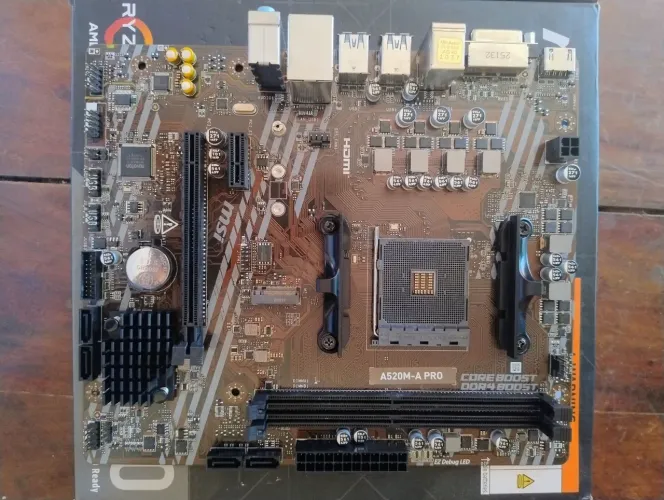 Placa-Mãe A520M A PRO - Com Defeito