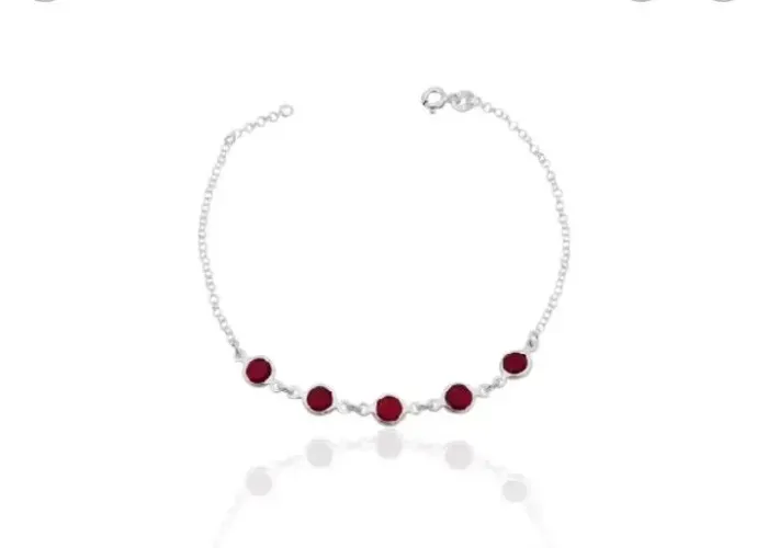 Pulseira prata 925 pegada lindaa para uso ou presente.