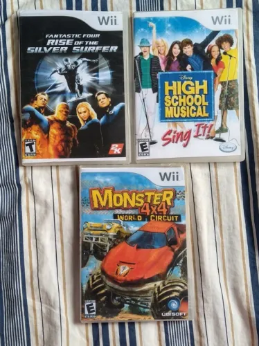 lote de jogos originais para Nintendo Wii - favor ler anúncio