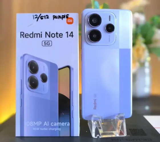 Note 14 5G 256+08-Roxo Novo Entregamos Capa Película 