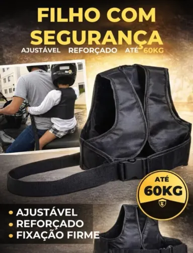 Sinto de segurança infantil para moto. Produto novo!