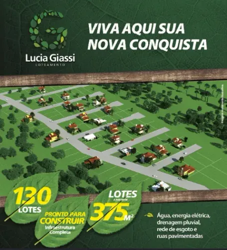 Lote Urbano Lucia Giassi Cocal do Sul 404 m2