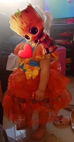 Vestido de quadrilha infantil