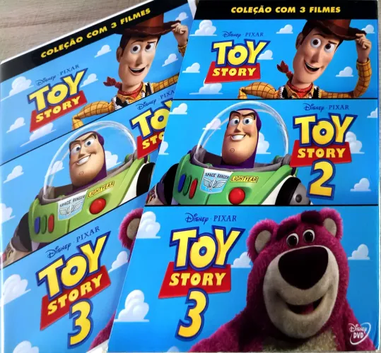 Coletânea DVD trilogia Toy story