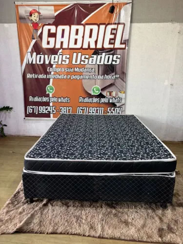 Cama Box casal com colchão D20 ambos em ótimo estado ((ENTREGO GRATIS))