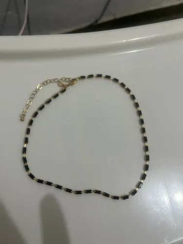 Cordão semi joia preto