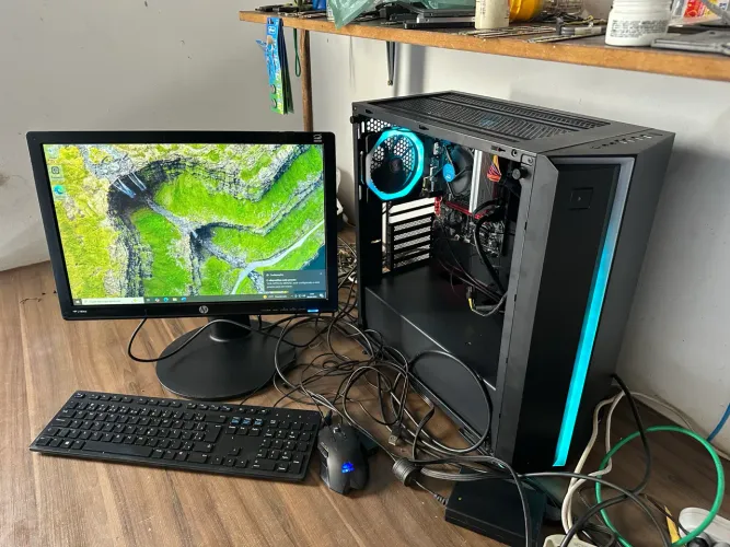 Computador i5 oitava geração 16 gb ddr4 ssd 480 gb fonte gamer loja com garantia 