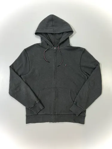 casaco moletom zíper tommy hilfiger