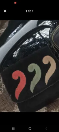 Bolsa Couro Purinho peça única sem igual 