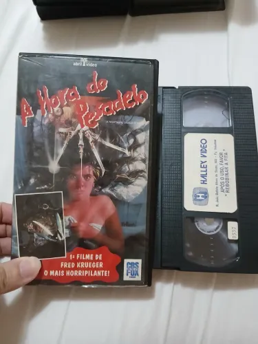 Vhs hora do pesadelo freddy krueger wes craven raro