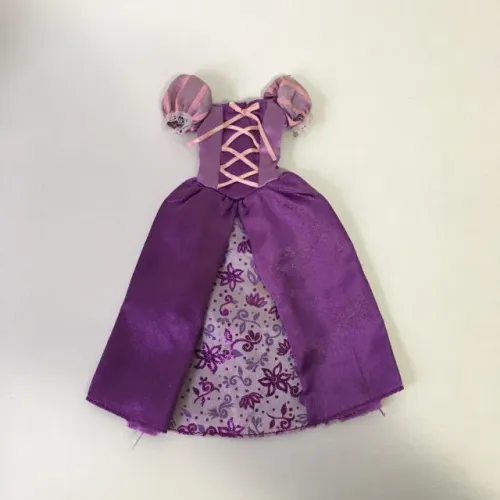 Vestido princesa PARA BONECA da Rapunzel - Mattel - Enrolados