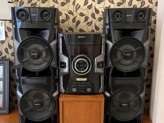 Mini System Sony MHC-GPX8 Completo | Som Potente | Controle Original