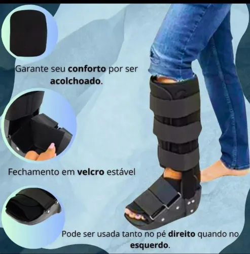 Bota imobilizadora curta