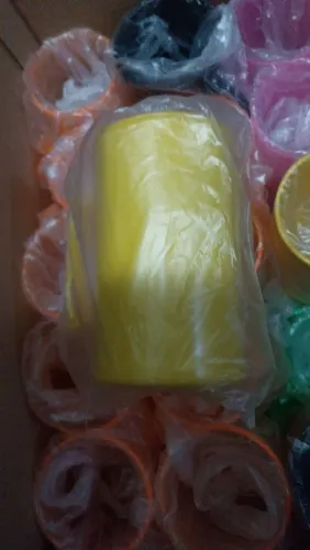 Copos acrílicos coloridos 65 unidades