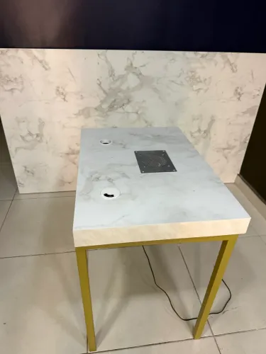Mesa para unha de gel com exaustor