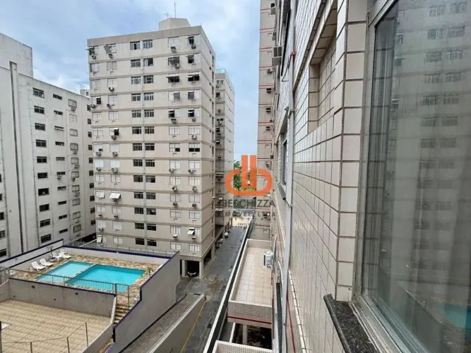 Apartamento com 1 dormitório para alugar, 40 m² por R$ 3.901/mês - Embaré - Santos/SP