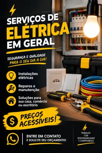 Serviços de elétrica residêncial em geral