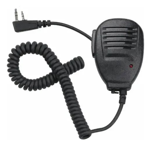 Microfone Ptt Para Rádio Comunicador Baofeng