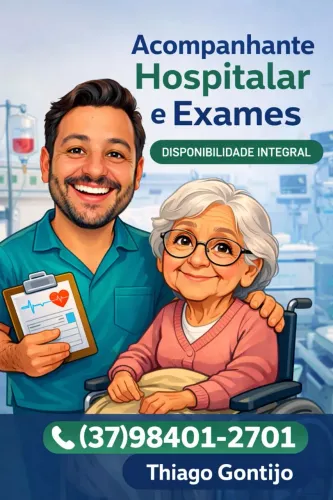Acompanhante hospitalar e exames