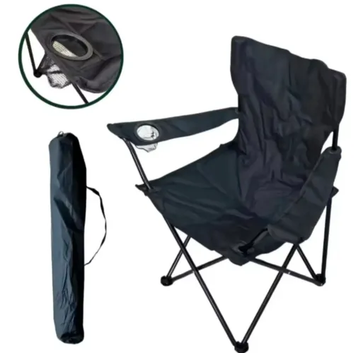 Cadeira camping dobrável nova