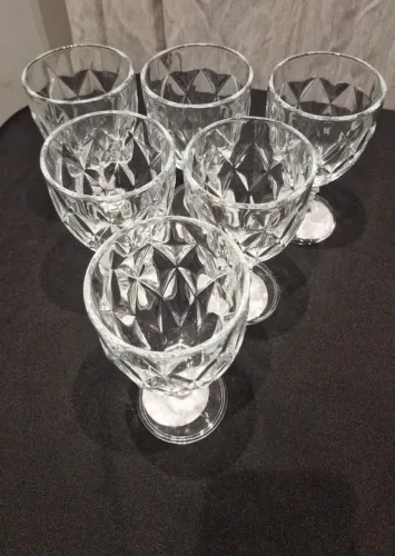 *Conjunto de 6 taças 340 ml  Vidro