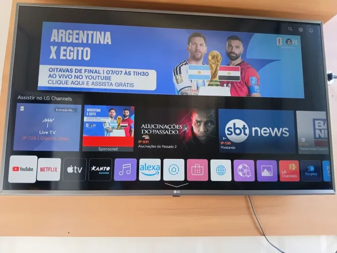 Smart tv 50 com Alexa e Alo Google
