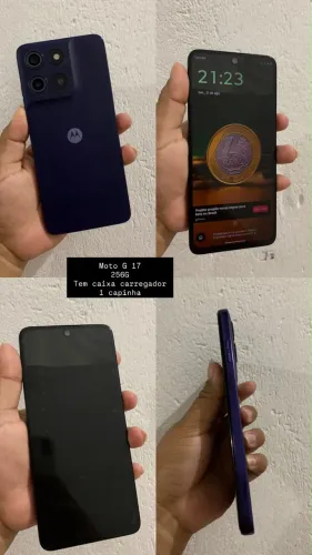? MOTO G17 256GB ? NOVO NO MERCADO! ?