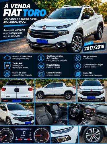 Fiat Toro Volcano 2.0 16V 4X4 TB Diesel Aut. 2018