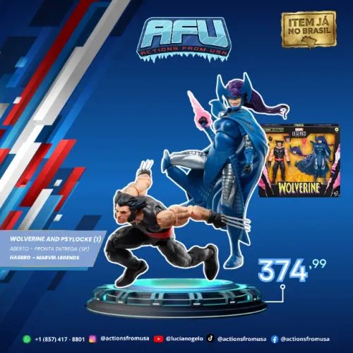 Hasbro Marvel Legends - Two Pack Wolverine E Psylock