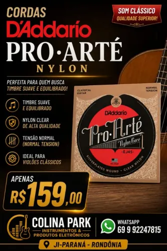 Cordas D'dario violão nylon