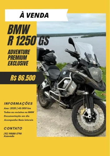Vendo GS 1250 Adventure com Baús