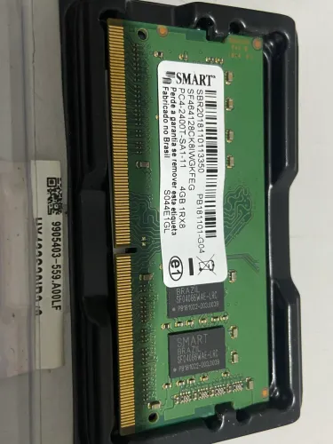 4 giga de memória ddr4 notebook smart 2400t novinha