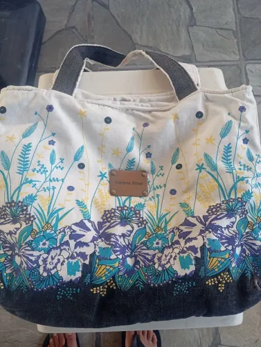 Bolsa pano morena rosa