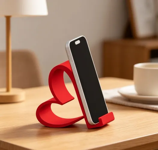 Porta Celular Coração