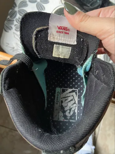 Vans Tênis Sk8-Hi Black White