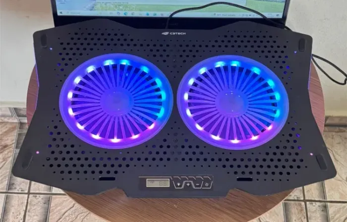 Base Coller C3TECH - Duplo Ventilador