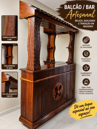 Barzinho de madeira