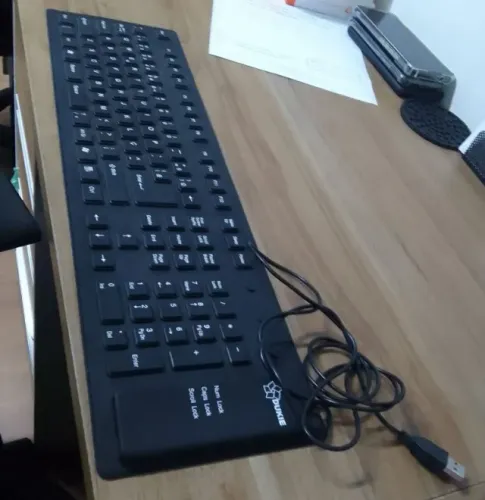 Teclado Flexível Dobrável USB