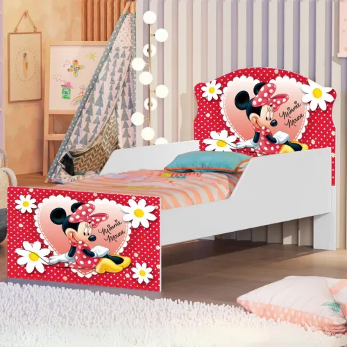 Mini Cama Juvenil Lívia (Menina) Minnie / pronta entrega