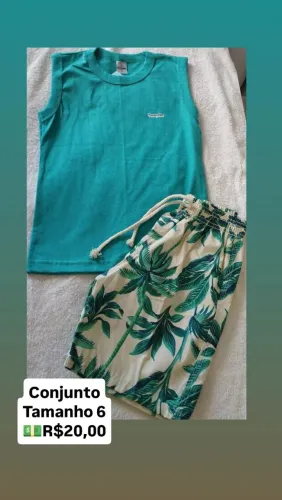 Vendo conjunto menino