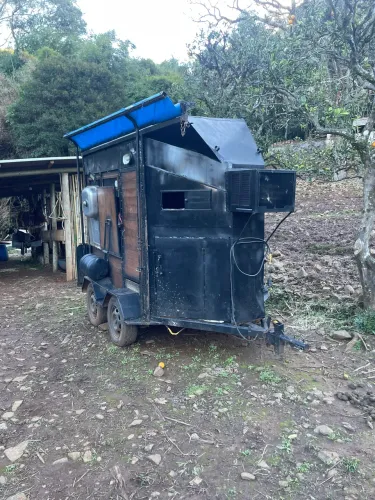 Carretinha para dois cavalos
