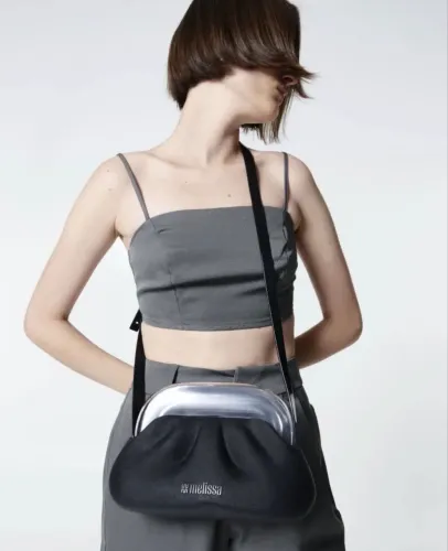 Bolsa Melissa Glass bag preta