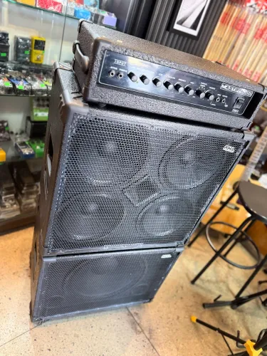 Amplificador para Baixo BULLDOG MASTIFF 1000 - KIT COMPLETO 1000W RMS - 4x10 + 1x15