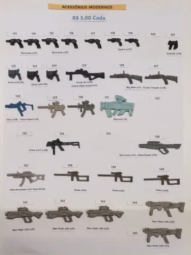 Acessórios GI Joe